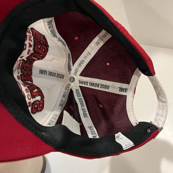 Stanford 100th Rose Bowl Game 2014 Hat Red White Adjustable, Preowned - Picture 8 of 8